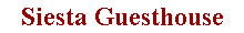 Siesta Guesthouse